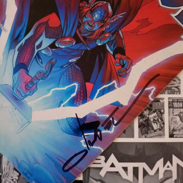 Thor Vol. 3 #9 – Autógrafo Olivier Coipel - Image 2