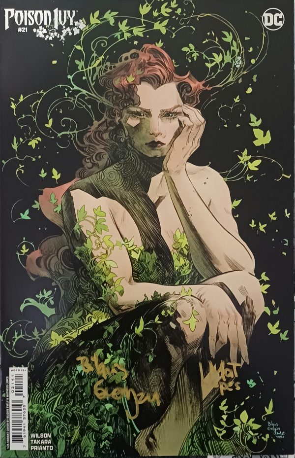 Poison Ivy #21 (1:25 Variant, Autografada, Importada)